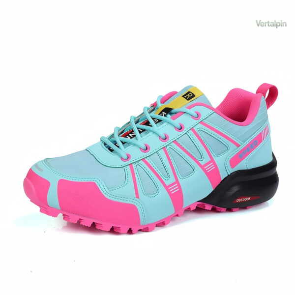 chaussure-randonnee-femme-legere-bleu-et-rose-1 Chaussure Randonnée Femme Légère Bleu et Rose