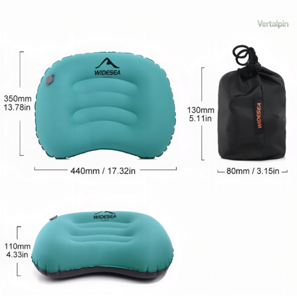 Coussin gonflable idéal pour le camping et les occasions en nature
