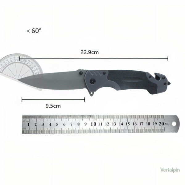 Couteau de randonnée compact pour un transport facile
