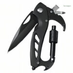 Couteau mousqueton multifonction pour outdoor et survie
