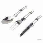 Couvert Pliant Camping pour repas en plein air