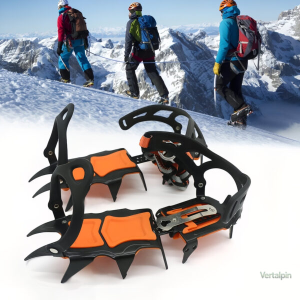 Crampons randonnée neige légers et robustes pour aventuriers