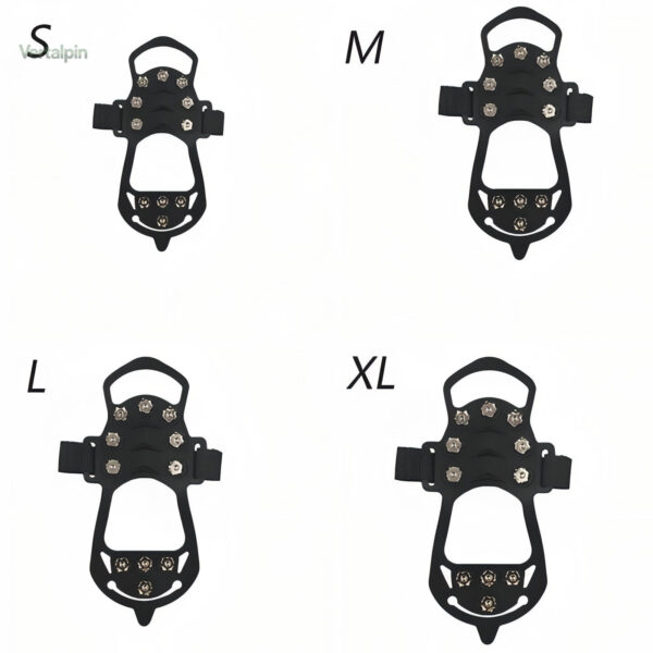 Accessoire de randonnée : crampons anti-glisse 11 dents