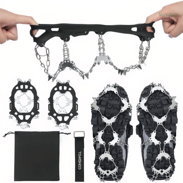 Accessoire de randonnée : crampons glace 32 dents