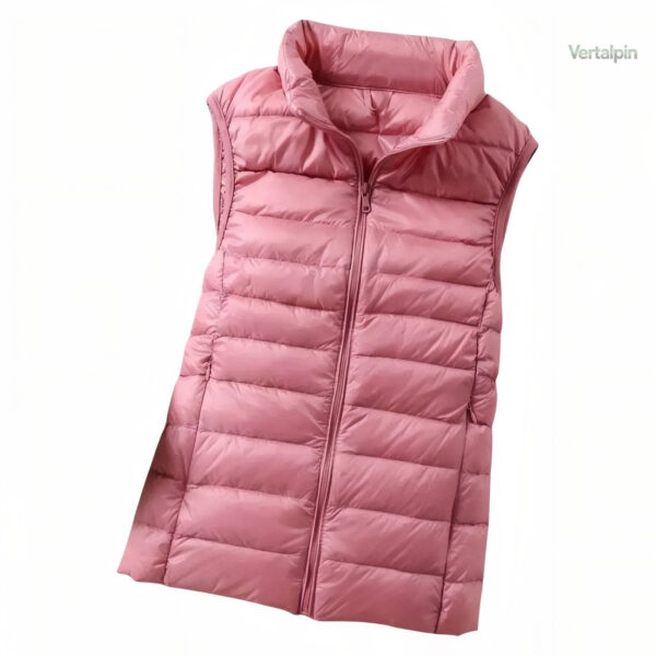 Doudoune sans manche, accessoire de randonnée féminin