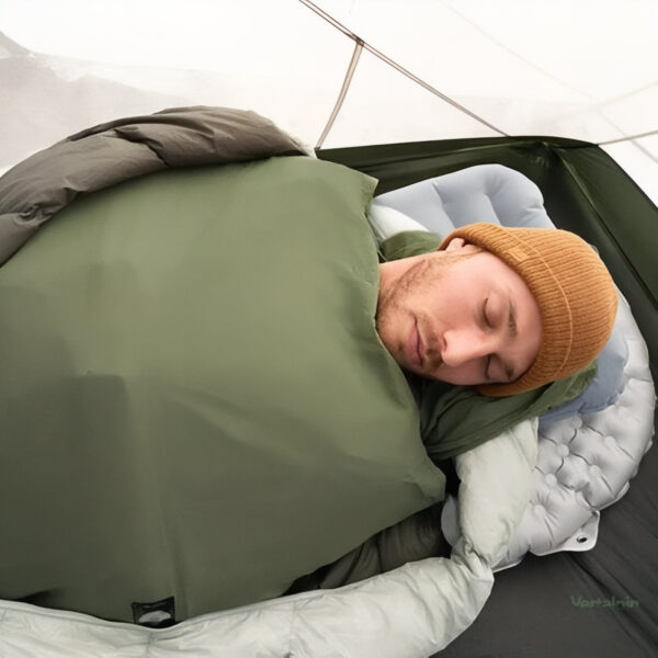 Drap de couchage en soie pour voyageur nomade