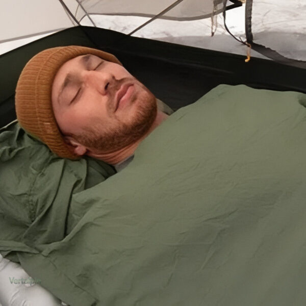 Drap de sac en soie, essentiel pour camping agréable