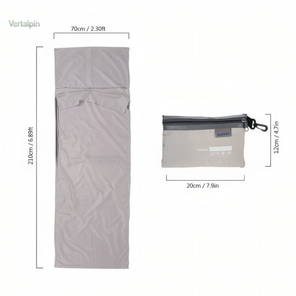 Drap de sac de couchage 70x210 cm léger