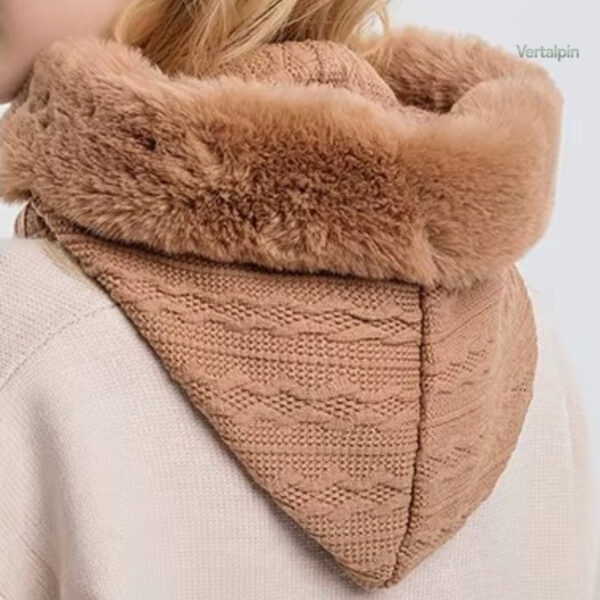 Écharpe capuche pour femmes, idéale pour activités outdoor