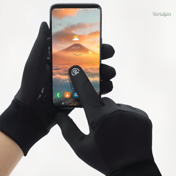Gants tactiles pour activités extérieures par temps froid
