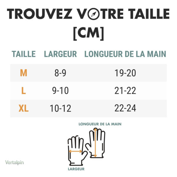 Gants de trekking avec coupe pratique pour les aventuriers actifs