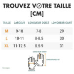 Modèle de gants technique pour les randonnées en ski