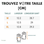 Gants de trekking pour protections thermiques en montagne