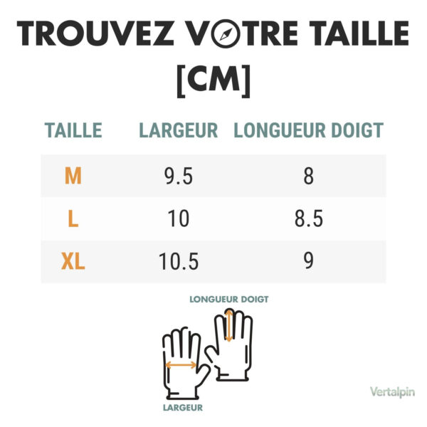 Gants de Randonnée offrant une excellente adhérence et étanchéité