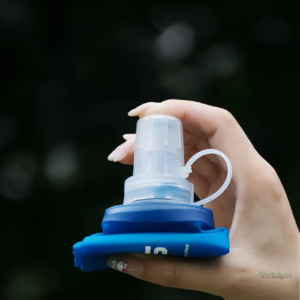 Gourde pliable pour hydratation en trekking