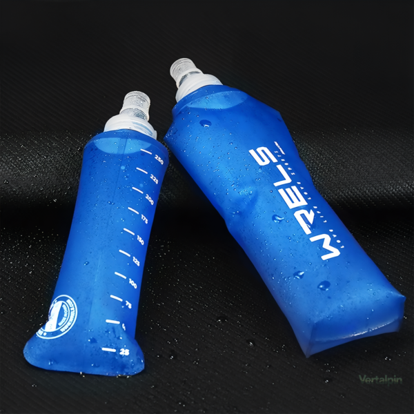Gourde d'hydratation pliable et transportable
