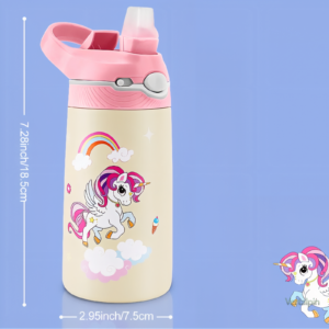 Gourde enfant, coloris licorne, 400ML
