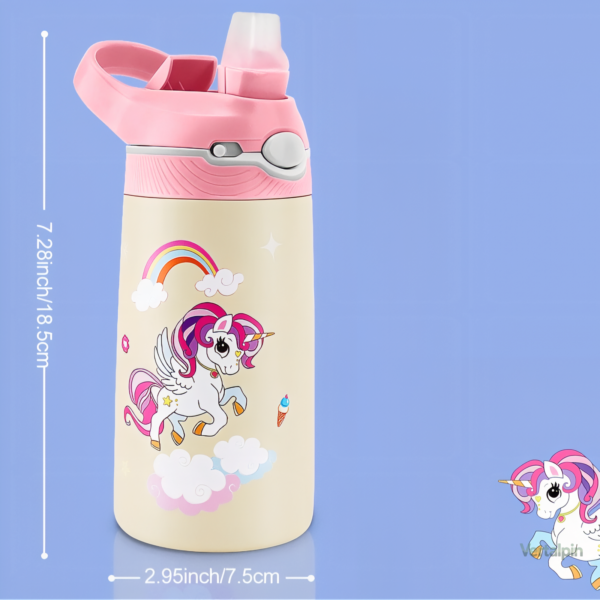 Gourde enfant, coloris licorne, 400ML