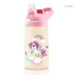Gourde licorne 400ML, parfaite pour les sorties en plein air