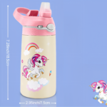 Gourde 400ML avec motif ours, parfaite pour les sorties