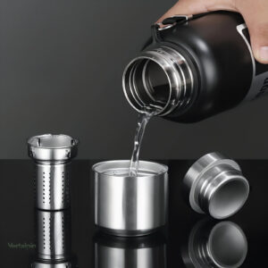 Bouteille inox 1 litre, légère et résistante pour les trekkeurs