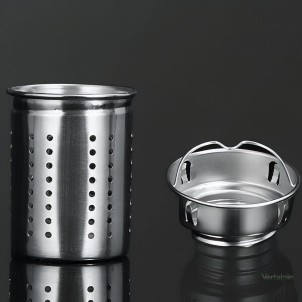 Gourde inox, 1 litre, idéale pour maintenir l'hydratation en trekking