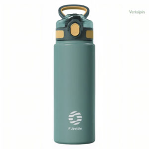 Gourde isotherme avec paille intégrée pour une hydratation pratique