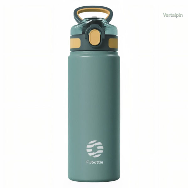Gourde isotherme avec paille intégrée pour une hydratation pratique