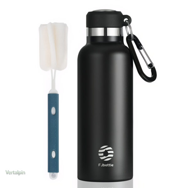 gourde-inox-mousqueton-1 Gourde Inox Mousqueton pour randonnée et trekking