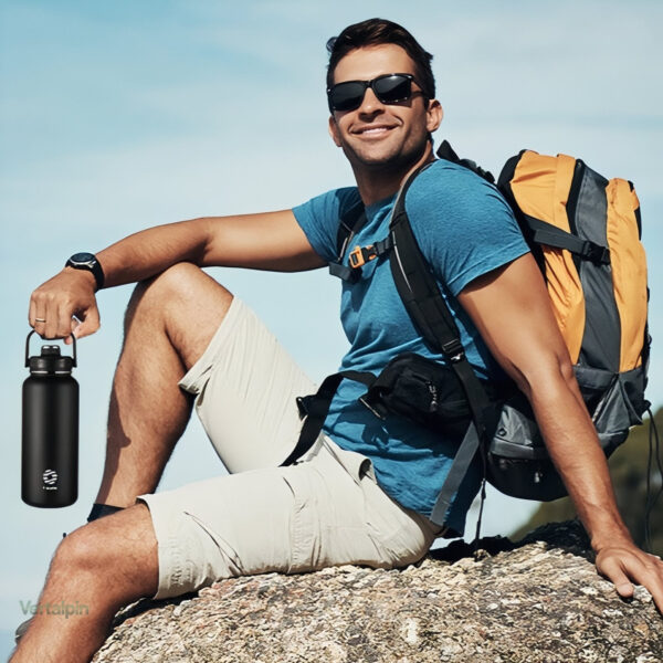 Gourde inox légère et durable pour activités outdoor