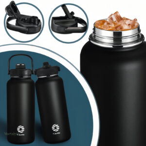 Contenance pratique pour randonnée avec gourde inox