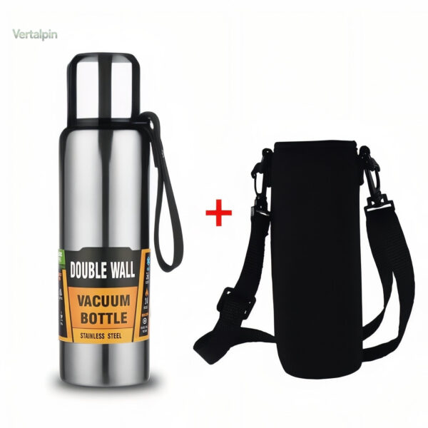 Gourde isotherme avec bouchon pratique