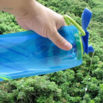 Accessoire de randonnée : gourde pliable 700ml