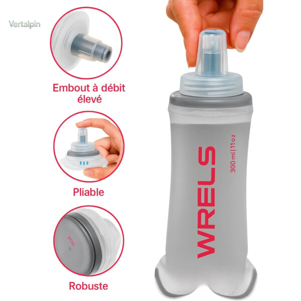 Gourde pliable à emporter lors de vos treks