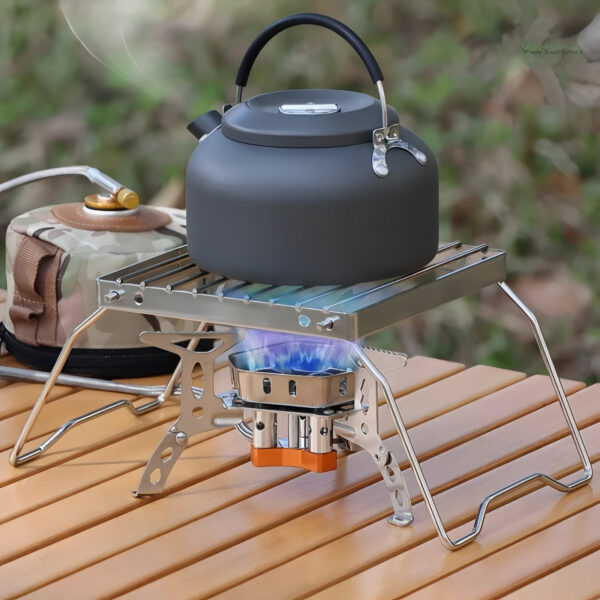 Surface de cuisson pour réchaud à gaz portable