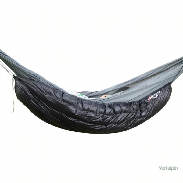 Duvet léger pour aventuriers utilisant un hamac