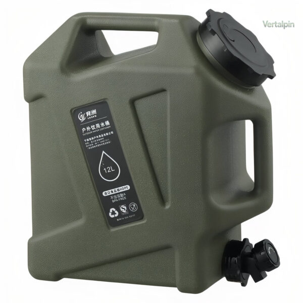 Jerrican 12L, compagnon de voyage pour le camping en nature