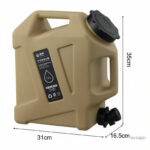 Réservoir 12L pour eau, idéal en camping et outdoor
