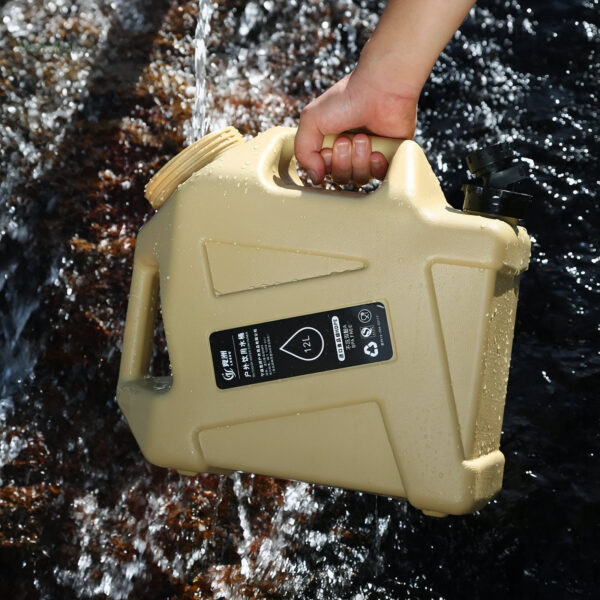 Jerrican de 12L pour le camping, léger et durable