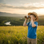Accessoire de randonnée pour enfants, jumelles ludiques