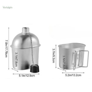 Gourde en aluminium pour activités outdoor