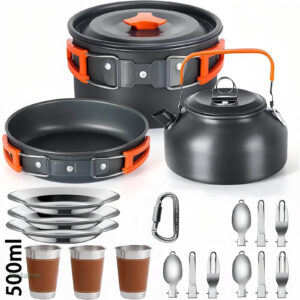 Kit Popote 3 personnes pour randonnées en plein air