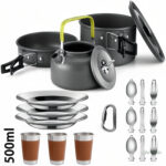 Kit de popote robuste pour excursions en groupe
