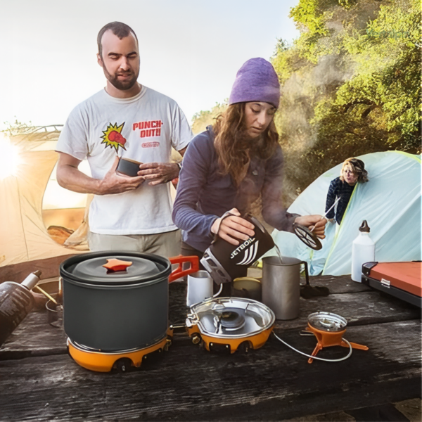 Ensemble de popote léger et compact pour 3 personnes