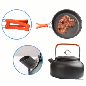 Matériel de cuisson pour repas en pleine nature