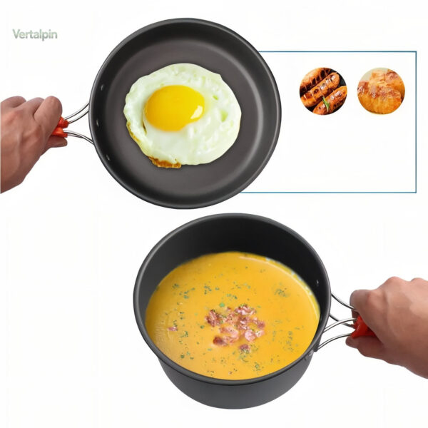 Kit de cuisine outdoor pour 3 randonneurs