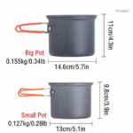Ustensiles de cuisine pour camping en kit de randonnée