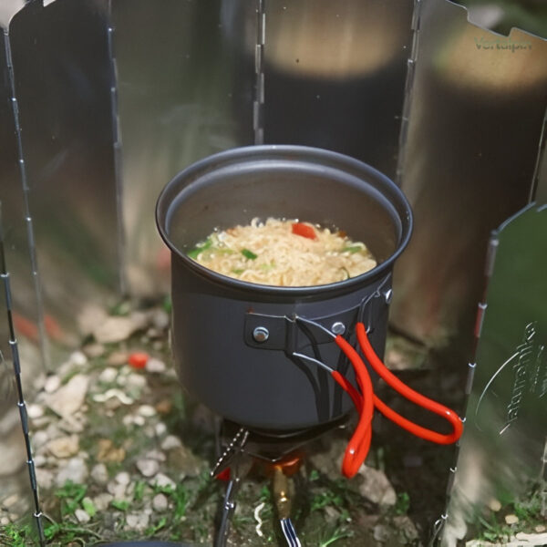 Ensemble de popote compact pour randonnées et excursions