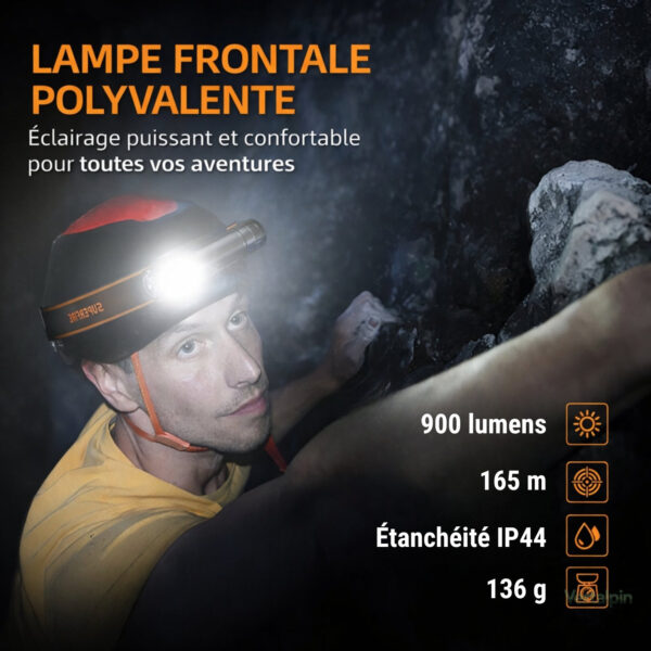 Mode d'éclairage polyvalent pour exploration nocturne