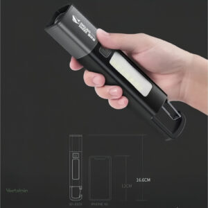 Lampe de randonnée pratique et rechargeable, design compact